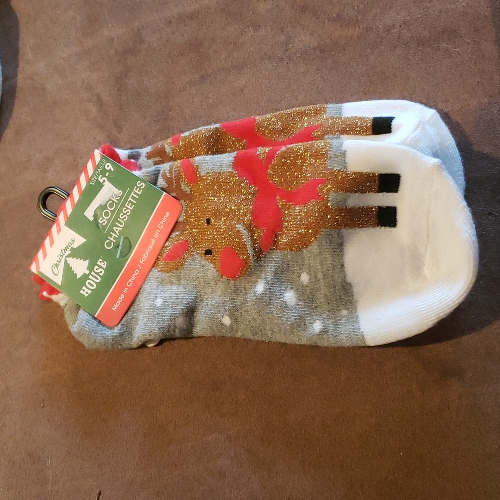 Xmas Anklet Socks